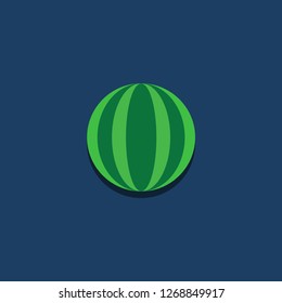 Watermelon Editable Vector Illustration