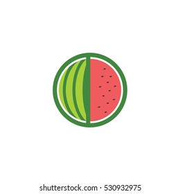 Watermelon Farm Vector Logo Design Element