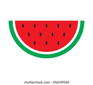 watermelon flat icon