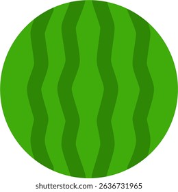 watermelon flat icon design style