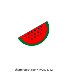 Watermelon flat illustration