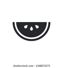watermelon flat vector icon