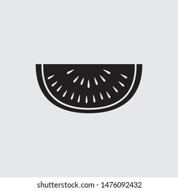 Watermelon flat vector icon, sign