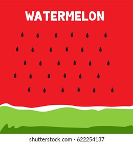 Watermelon fresh background Red sweet juice pattern illustration