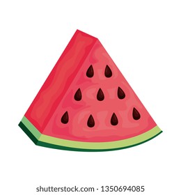 watermelon fresh fruit icon