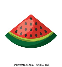 watermelon fresh fruit icon