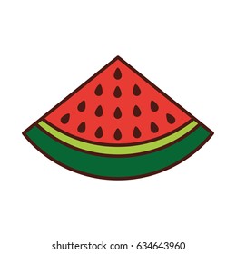 watermelon fresh fruit icon