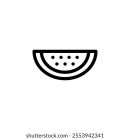 watermelon, fresh fruit icon design