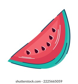 Wassermelone Frischobst-Portionssymbol