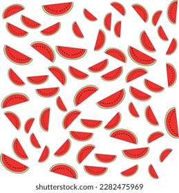 Watermelon Fruit abstract pattern Sweet Kitchen