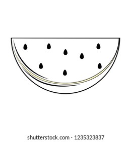 Watermelon fruit cartoon