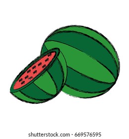 watermelon fruit icon