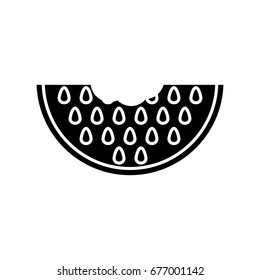watermelon fruit icon 