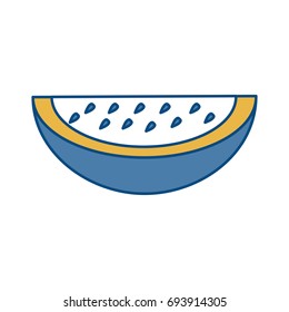 watermelon fruit icon