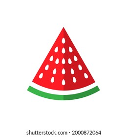 Watermelon Fruit Icon Design Graphic Template Isolated