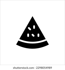 Watermelon fruit icon, out line vector icon Web icon simple thin line vector icon on white background