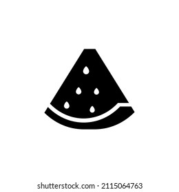 Wassermelonen-Fruchtsymbol, Vektordesign-Vorlagen auf weißem Hintergrund