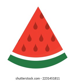 watermelon fruit icon vector illustration