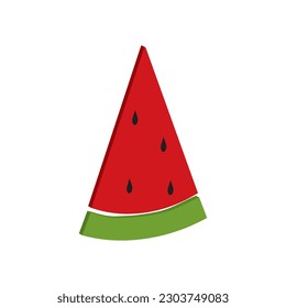 diseño del logotipo del icono de la sandía de la fruta