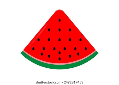 Watermelon fruit icon vector illustration. Illustration Lemon isolated on white backgrounds