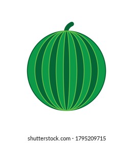 watermelon fruit icon vector symbol isolated illustrations white background