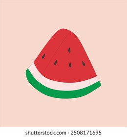 watermelon fruit image design with pink background