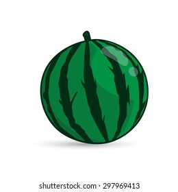 Watermelon Fruit isolated illustration on white background
