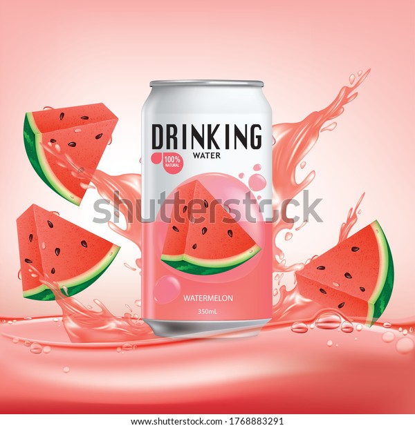 Watermelon  fruit of Watermelon  fruit juice\
containing cans