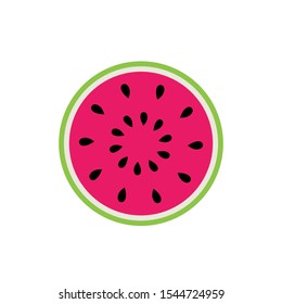 watermelon fruit logo is a simple logo, compatible for any company.