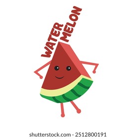 watermelon fruit on white background