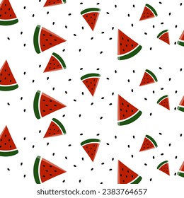 watermelon fruit pattern vector background