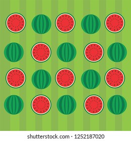 Watermelon Fruit Seamless
Pattren Modern Design