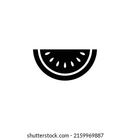 Wassermelonen-Früchte einfache flache Symbol