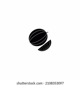 Watermelon Fruit Slice Vector Icon