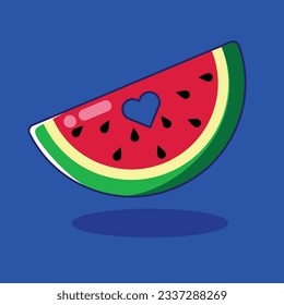 Frutos de la sandía para aperitivos y postres de verano
