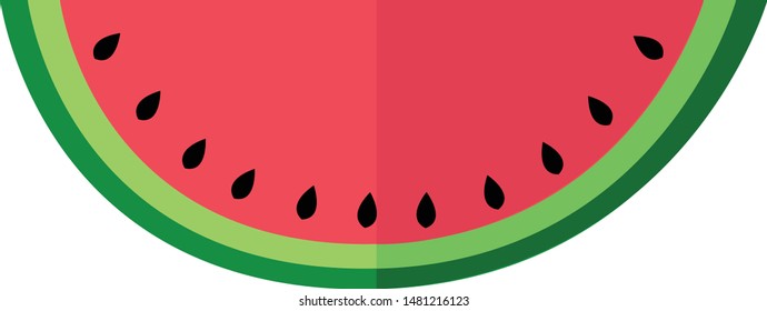 WaterMelon Fruit , Vector Art.