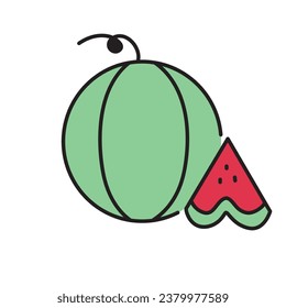 watermelon Fruit Vector Art, Icons, and Graphics, fresh fruits