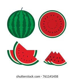 Watermelon Fruit Vector. watermelon Background