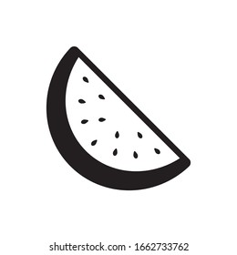 watermelon glyph icon vegetable and fruit