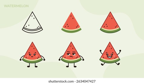 Uma melancia segue em uma jornada colorida de emoções.