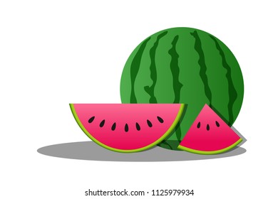 Watermelon graphic vector