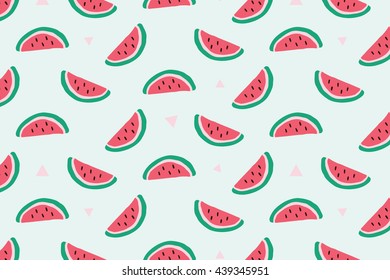 watermelon graphic vector  pattern