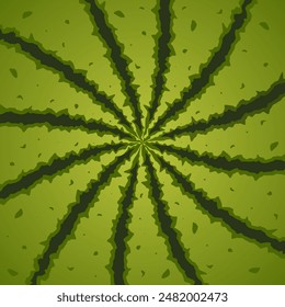 Wassermelonen-grüner Hintergrund. Vektorillustration