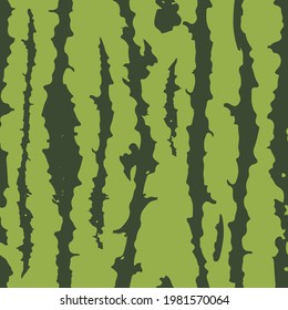 Watermelon green skin texture background vector seamless repeat pattern.