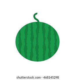 watermelon healthy food organic icon. Isolated and flat illustration