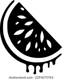 Watermelon - High Quality Vector Logo - Vector illustration ideal for T-shirt graphic