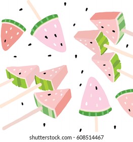 Watermelon ice cream