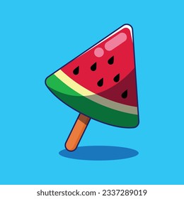 Watermelon ice cream perfect for hot summer dessert