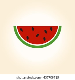 Watermelon. Watermelon icon. 