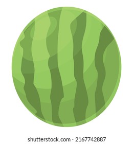 Watermelon icon cartoon vector. Water fruit. Summer fruit